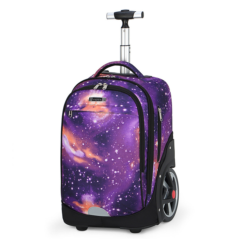 Starry sky purple back pull dual use