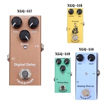 Pédales Multi-Effets Économiques pour Guitare et Basse Électrique : Overdrive Vintage, Ultimate Drive, Crunch Distortion, US Dream, Chorus Classique