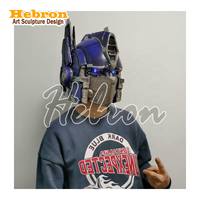 Casque Optimus Prime soigneusement conçu, très attrayant pour les costumes d'anime Transformers pour les festivals d'Halloween et les fans.