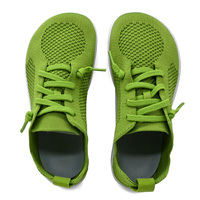 Chaussures minimalistes pour enfants à livraison rapide, baskets respirantes en maille à bout large et semelle souple à dénivelé zéro