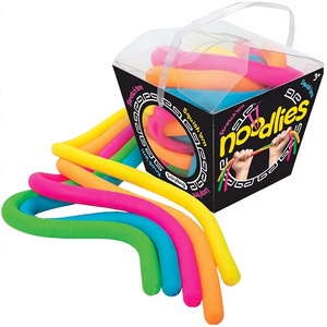 Juguete Sensorial Elástico de Fideos Noodlies, TPE Suave, Colorido, para Aliviar el Estrés y la Ansiedad, Unisex, 14 - Product Image 4