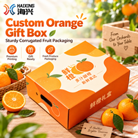 Boîte d'emballage pour fruits en carton ondulé à 5 couches avec logo personnalisé imprimé