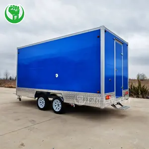 Remorque carrée de camion de nourriture de 14 pieds USA version standard équipement complet avec certification DOT
