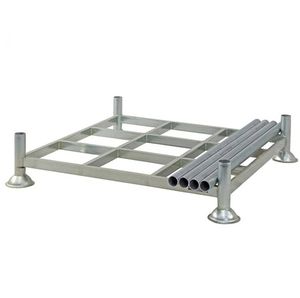 भंडारण के लिए अनुकूलित पाउडर कोटिंग स्टील पैलेट टायर रैक भारी शुल्क धातु ट्यूब - Product Image 2