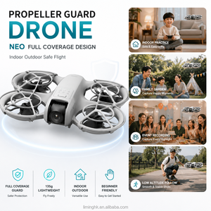 ชุดป้องกันใบพัดโดรน Neo Propeller Guard แบบครอบคลุมเต็มรูปแบบ ดีไซน์ปลอดภัย สำหรับใช้งานในร่มและกลางแจ้ง เหมาะสำหรับการฝึกอบรม งานอีเว้นท์ การท่องเที่ยว การถ่ายภาพ ชุดขายส่ง - Product Image 1