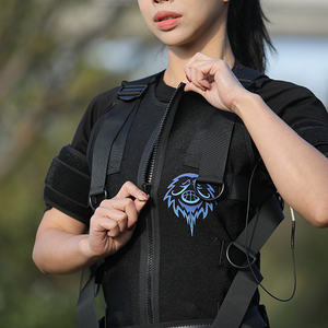 Gugeer ชุดออกกำลังกายแบบอีเอ็มเอสแบบไร้สายอุปกรณ์การฝึกแบบอิเล็กโทรสต์สำหรับยิมและบ้านการออกแบบให้มีความยืดหยุ่นแบบปรับได้ - Product Image 3