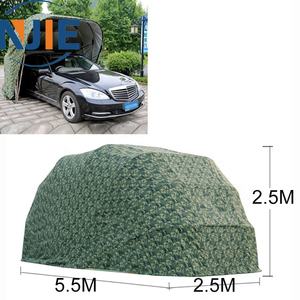 Garaje de coche resistente a la intemperie moderno móvil plegable galvanizado en caliente popular para estacionamiento de automóviles - Product Image 4