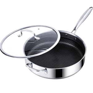 High Quality Ceramic Nonstick Die <b>Cast</b> Aluminium Stainless Steel Handle Shinning Polish Durable Oven Safe Frying <b>Pan</b> - Product Image 1