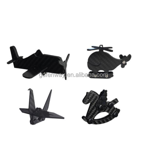 OEM Manufacturer Custom Carbon Fiber Airplane 100% Carbon Fiber Light Weight Carbon Custom CNC Machining Airplane Model