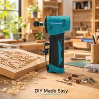 Meuleuse droite sans fil rechargeable 12V Type-T, sans balais, compacte, industrielle, pour bricolage, gravure, polissage, découpe et ponçage
