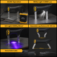 Détecteur de défauts par particules magnétiques portable AC/DC LKMT-D6 avec lumière UV pour l'inspection des soudures et les applications NDT
