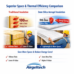 Matériau d'isolation léger en aérogel de silice 3 mm pour la construction modulaire de maisons conteneurs et de micro-maisons - Product Image 5
