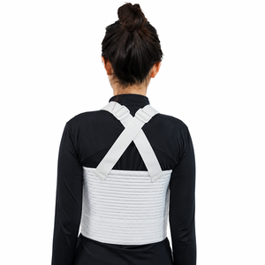 Attelle de soutien thoracique médicale réglable avec bretelles, enveloppe de compression pectorale pour fracture de la clavicule et récupération post-chirurgie thoracique - Product Image 3