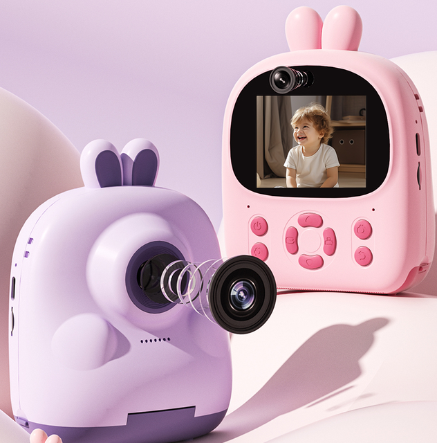 Children's Camera with Printing Can Shoot Children's Gift Mini Toy Camera Photos Video Kids Digital Instant Camera