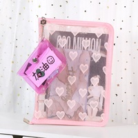Papeterie scolaire mignon Mini A5 A6 mon Journal Agenda cahier bricolage Photo carte classeur organisateur cadeau livre avec anneau en métal en forme de O