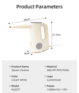 Puissant nettoyeur à vapeur portable polyvalent électrique nettoyeur à vapeur portable sans produits chimiques pour les voitures et l'usage domestique - Product Image 5