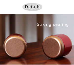 RTS 70*100mm Large Metal Tinplate Container <strong>Tin</strong> Box Round Loose Tea Coffee Candy <strong>Chocolate</strong> <strong>Tin</strong> Can for Tea Packaging - Product Image 3