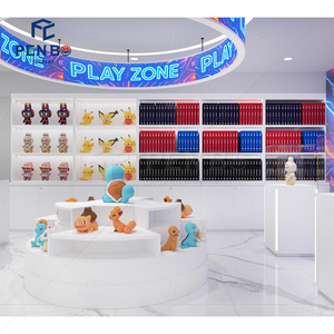 Espositore Illuminato Personalizzato per Carte Pokémon TCG, Scaffale Rotondo a Più Livelli per Negozi di Carte Collezionabili e Chioschi nei Centri Commerciali - Product Image 5