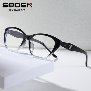 Spoen กรอบแว่นตาตาแมวขอบเต็มป้องกันแสงสีฟ้าน้ำหนักเบาแว่นตาแฟชั่นสำหรับทุกเพศ - Product Image 1
