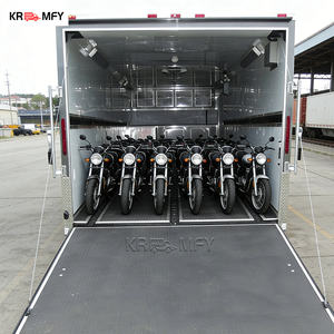 <b>Lift</b>-deck Food Transport <b>Cargo</b> Utility Trailer for Adjustable Fruit Loading Height Control - Product Image 2