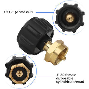 <span class=keywords><strong>Adaptateur</strong></span> de réservoir de <span class=keywords><strong>gaz</strong></span> <span class=keywords><strong>propane</strong></span> basse pression à surface lisse Raccords de tuyau de connecteur de réservoir de cylindre <span class=keywords><strong>GPL</strong></span> pour <span class=keywords><strong>adaptateur</strong></span> de <span class=keywords><strong>gaz</strong></span> de remplissage de <span class=keywords><strong>propane</strong></span> - Product Image 2