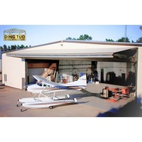 Hangar en acier préfabriqué de haute durabilité pour avions, conception et production personnelles précieuses