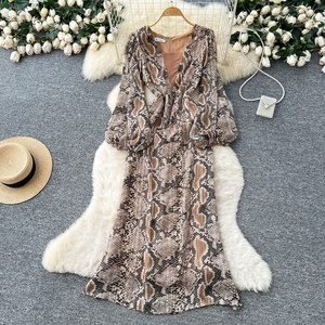 In Puff Tay Áo Cho Phụ Nữ Mùa Thu Giảm Béo Và Mỏng Phù Hợp Trọng Lượng Nhẹ Trưởng Thành Điều Hành Phong Cách Độc Đáo Tinh Tế Dài Ăn Mặc - Product Image 5