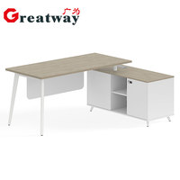 Bureau de direction moderne sur mesure Greatway Factory, nouveau design, bureau de PDG, table de patron, bureau de direction exécutif