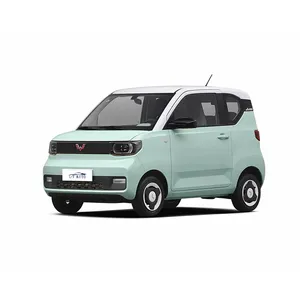 2023 Huge Discount SGMW Wuling Hongguang 2024 Mini EV Macaron 4seat 120/170km Cute Left Rudder Car New Energy Vehicles For Adult