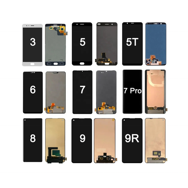 LCD Display for OnePlus 3 3T 5T 6 6T 7T 7Pro 7Tpro 8Pro 9Pro 9R Touch Screen Digitizer Assembly Replace