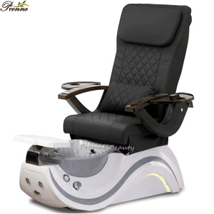 Equipo de uñas Royal Brown & gold toque europeo spa sillón reclinable manicura y pedicura silla spa masaje espalda - Product Image 5