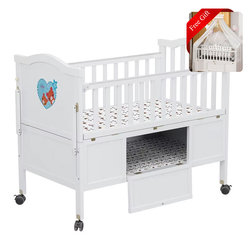 Small Baby Crib Portable Mini Baby Crib In Convertible With