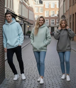 <span class=keywords><strong>Felpa</strong></span> <span class=keywords><strong>con</strong></span> <span class=keywords><strong>Cappuccio</strong></span> Oversize <span class=keywords><strong>Blu</strong></span> Chiaro Streetwear Personalizzabile di Alta Qualità in Pile <span class=keywords><strong>con</strong></span> Spalle Scese - Product Image 2