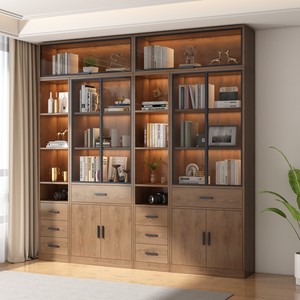 Tủ hồ sơ tiếp nhận sang trọng QATAR 3 ngăn kéo văn phòng Tủ Sách gỗ lưu trữ nội các - Product Image 6