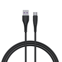 Cordon de chargeur 3A Câble USB Type C de 3,3 pieds Câble de charge rapide USB A vers USB-C pour Xiaomi Huawei