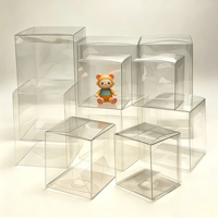 Boîte cadeau en plastique transparent pour bijoux, cosmétiques, bonbons, cadeaux de mariage, artisanat de vacances, présentation en magasin, emballage