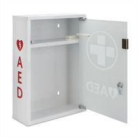 Desfibrilador personalizado OEM para fabricación de chapa, pintura, impresión, procesamiento, alarma, montado en la pared, Aed gabinete de almacenamiento, caja de Metal