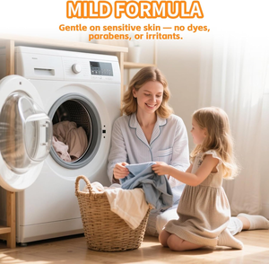 Fogli di Detersivo per Bucato con Fragranza, 60 Lavaggi, Sapone Ecologico Senza Liquidi - Product Image 5