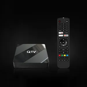 2023 Caixa de TV inteligente QTV X5 Android 10.0 4K 2GB 8GB 5G Dual wi-fi Xtreaming QTV TV IP cristal trex cobra Streamer Set Top Box