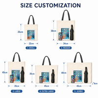 Sacs fourre-tout en toile de coton surdimensionnés avec logo personnalisé, réutilisables, durables, grands sacs de courses sportifs pour souvenirs