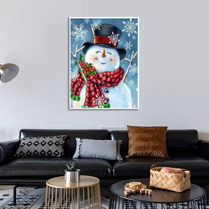 <span class=keywords><strong>Navidad</strong></span> DIY diamante pintura por número Kits muñeco <span class=keywords><strong>de</strong></span> nieve imagen 5D Diy cristal Rhinestone diamante bordado para niños regalos - Product Image 3