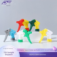 Pulvérisateur à gâchette en plastique PP personnalisé en usine, filetages 28/400 et 28/410, type D, FS105 pour brume fine