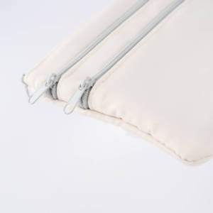 ISO BSCI Sac cosmétique à fermeture éclair garanti en usine Sac de rangement en tissu Oxford à trois couches pour voyage - Product Image 5