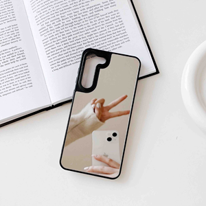 เคสโทรศัพท์มือถือกระจกลายที่กำหนดเองได้รับความนิยมสำหรับ Samsung S20 FE <span class=keywords><strong>สี</strong></span>ดำและสีเงิน2-in-1ฝาครอบป้องกันกระจกสำหรับ Galaxy A22 - Product Image 6