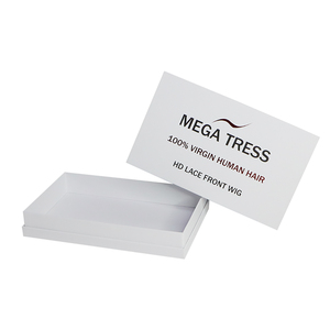 Boîte cadeau élégante <span class=keywords><strong>en</strong></span> carton rigide avec couvercle et base blancs personnalisés - Product Image 6