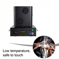 Igracelite 1250W Machine à étincelles froides à double tête rotative 360° pour mariage, scène, événement, télécommande DMX, effets pyrotechniques