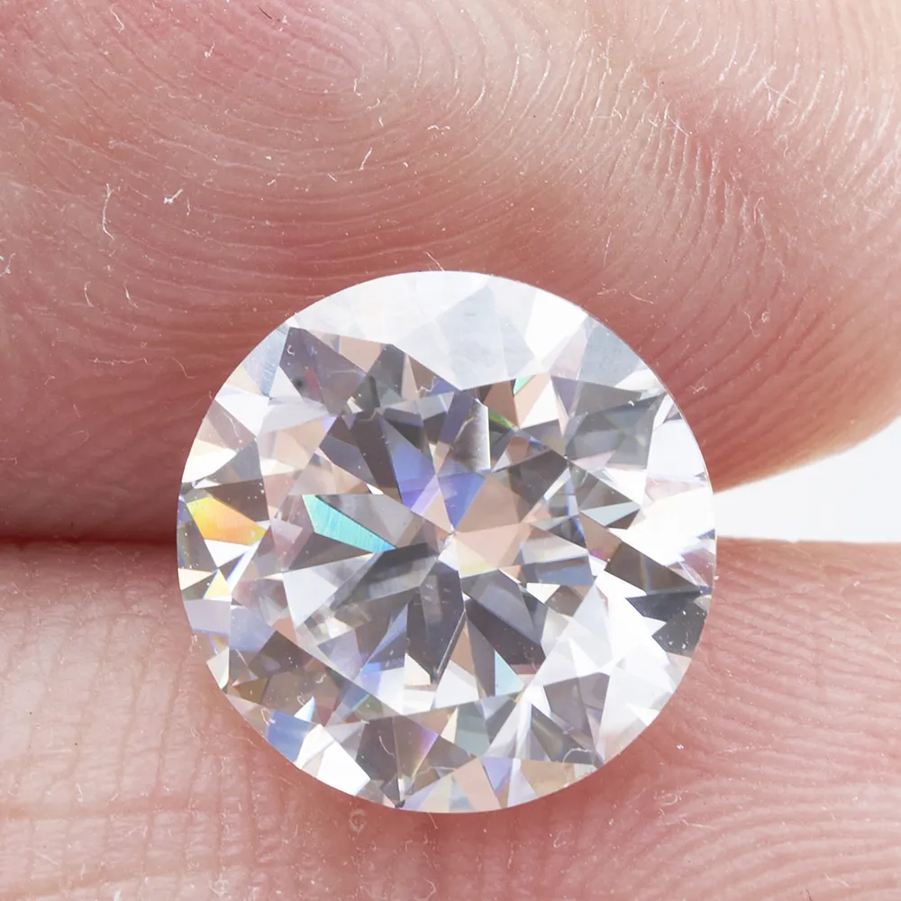 GRA Certificado Lab Grown Diamond White D Color VVS Piedra preciosa Brillante Corte redondo Moissanite suelto para joyería DIY