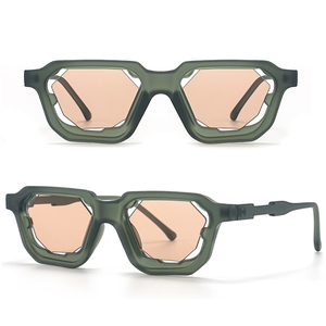 Occhiali da Sole SZ3512 2025, Lenti Poligonali alla Moda, Occhiali Rettangolari Trendy per Donne e Uomini, Occhiali da Sole Moderni Irregolari - Product Image 2