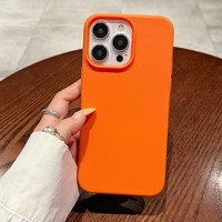 Untuk 12 13 17 Pro Max Pelindung Tinggi TPU Anti Guncangan Tahan Air Anti Sidik Jari Lapisan UV 360 Pelindung Seluruh Bodi Warna Polos