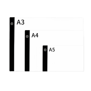 Boîte <span class=keywords><strong>à</strong></span> lumière LED pour le traçage |   Tablette de <span class=keywords><strong>Dessin</strong></span> et d'Animation en Acrylique, Alimentée par USB, 3 Niveaux de Luminosité Réglable, Formats A3/A4/A5, pour Artistes - Product Image 3